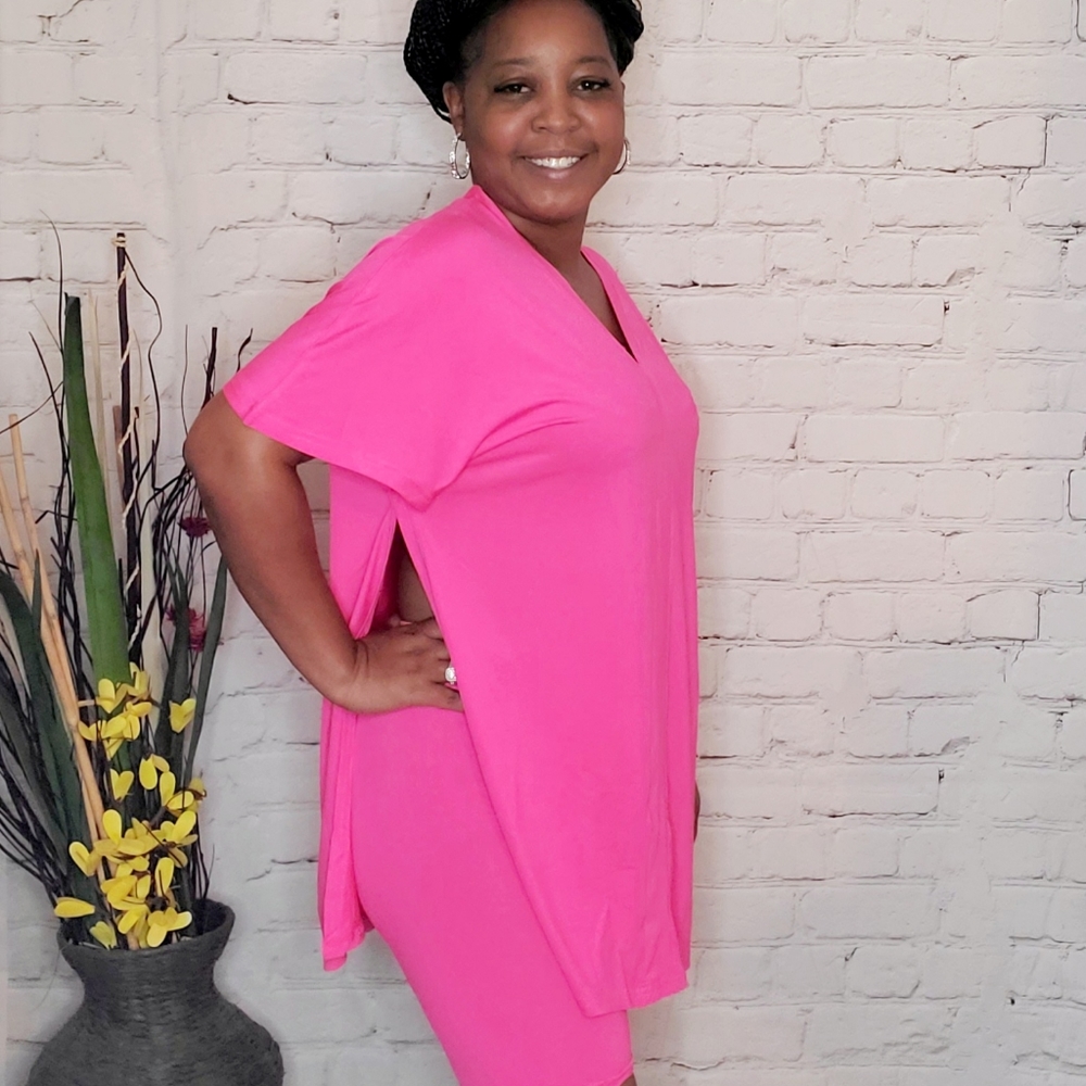 Nwt Pink Biker Set - Picture 2 of 3